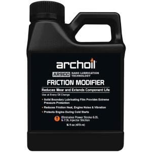 imageArchoil AR9100 Oil Additive 16oz for All Vehicles  Powerstroke Cold Starts Eliminates Injector ProblemsAR9100 16oz  Single Pack